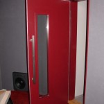 Akustické dveře s magnetickým těsněním - studio Beep Praha